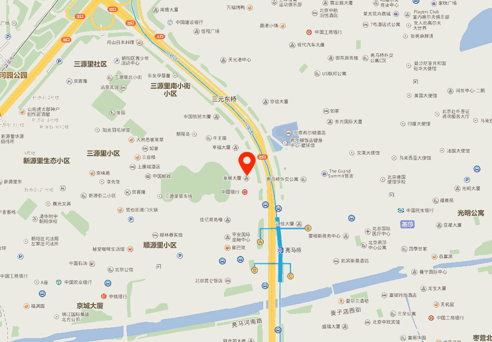 发展大厦位置地图